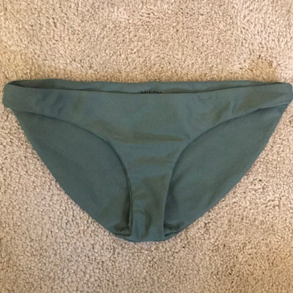 Mikoh xs olive bikini bottoms green